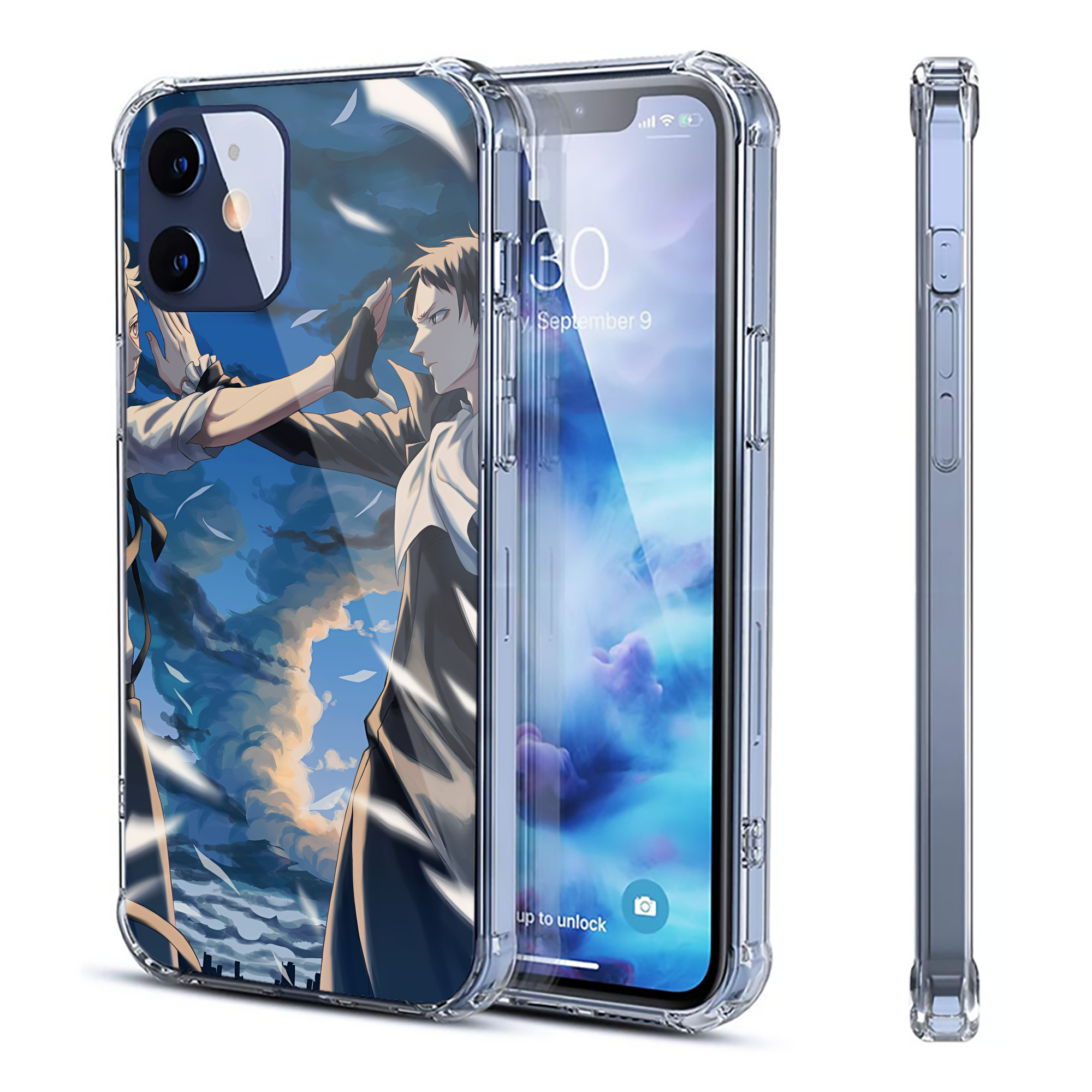 （画像用） 文豪ストレイドッグス Bungo Stray Dogs 【iPhone 12シリーズ対応】透明スマホケース（クリアソフトケース）